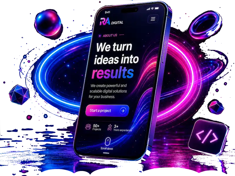 RA Digital mobile preview